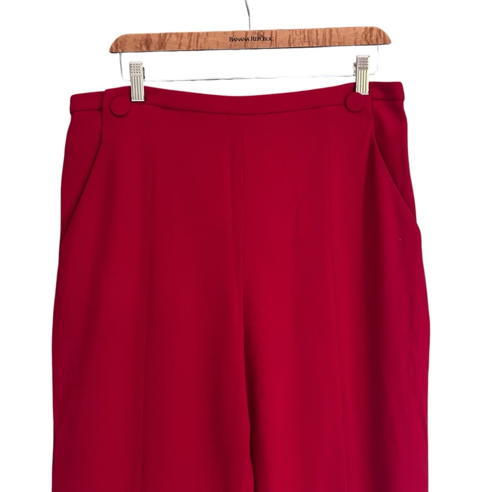 Karen Millen Red Straight Leg Pants - Picture 7 of 10